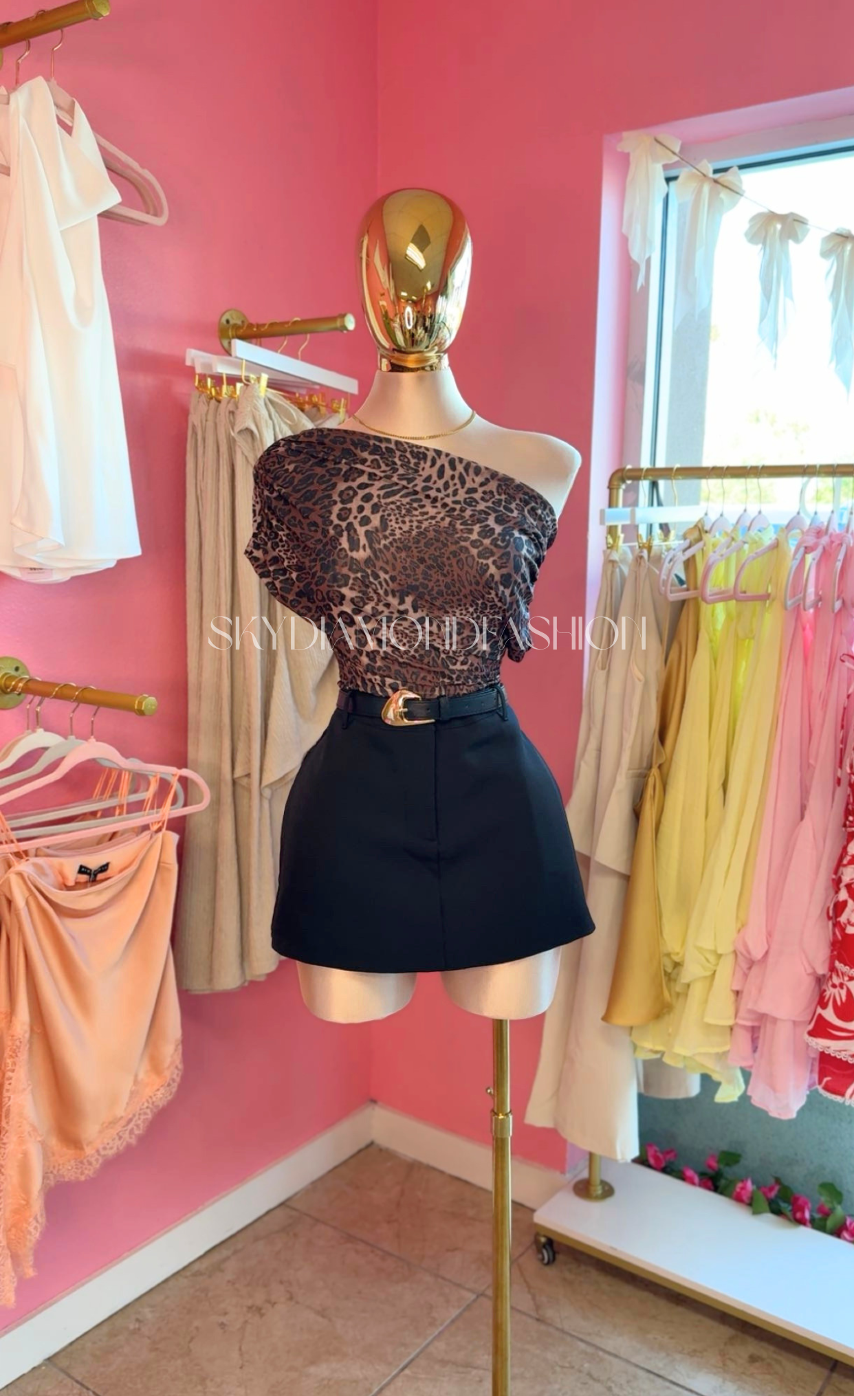 Cheetah print top