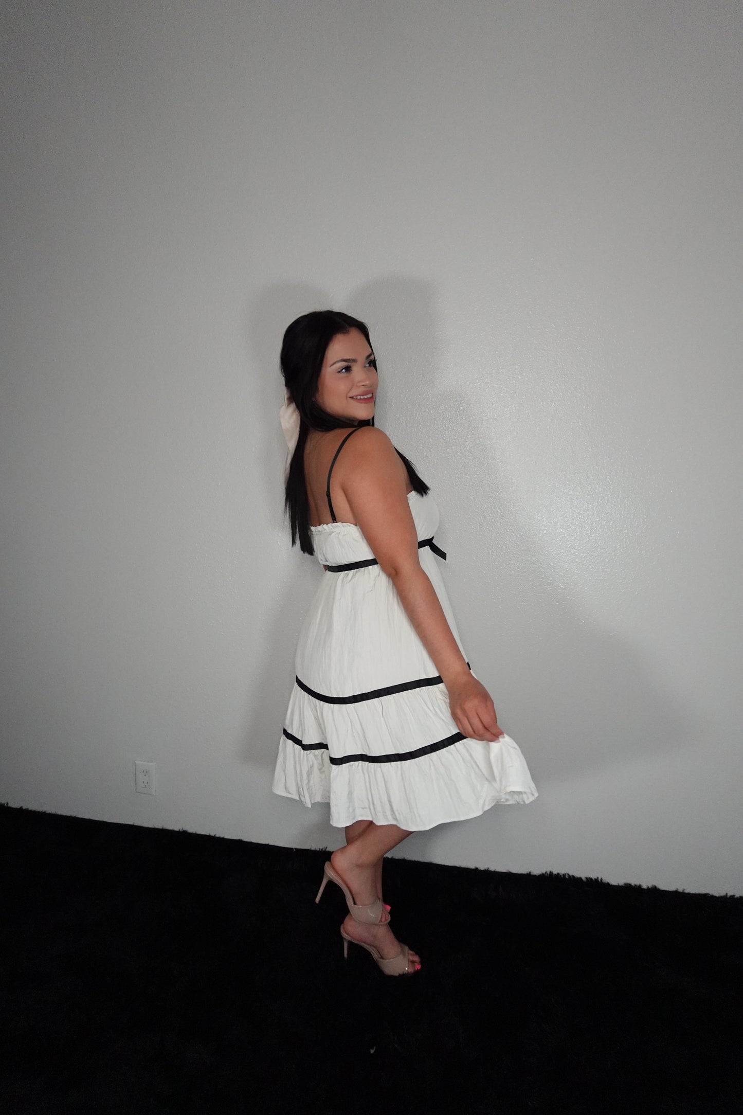 So coquette mini dress