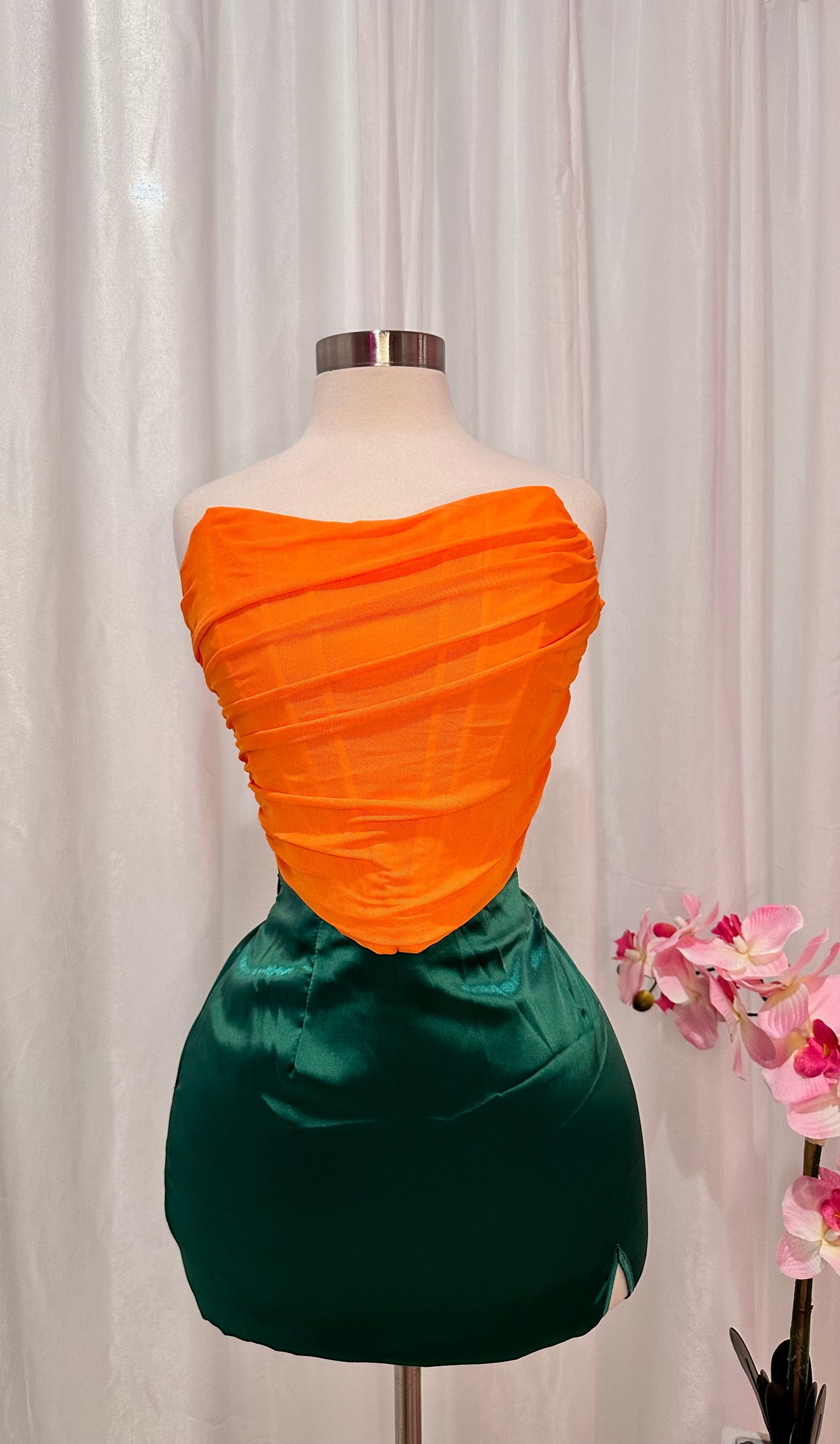 Green skirt
