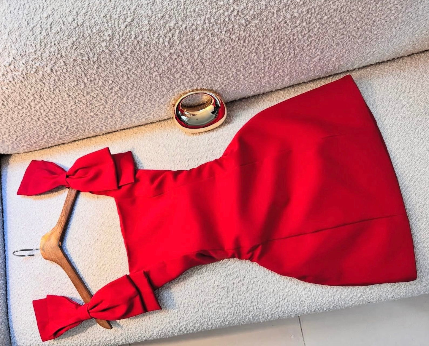 Coquette red dress