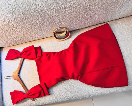 Coquette red dress