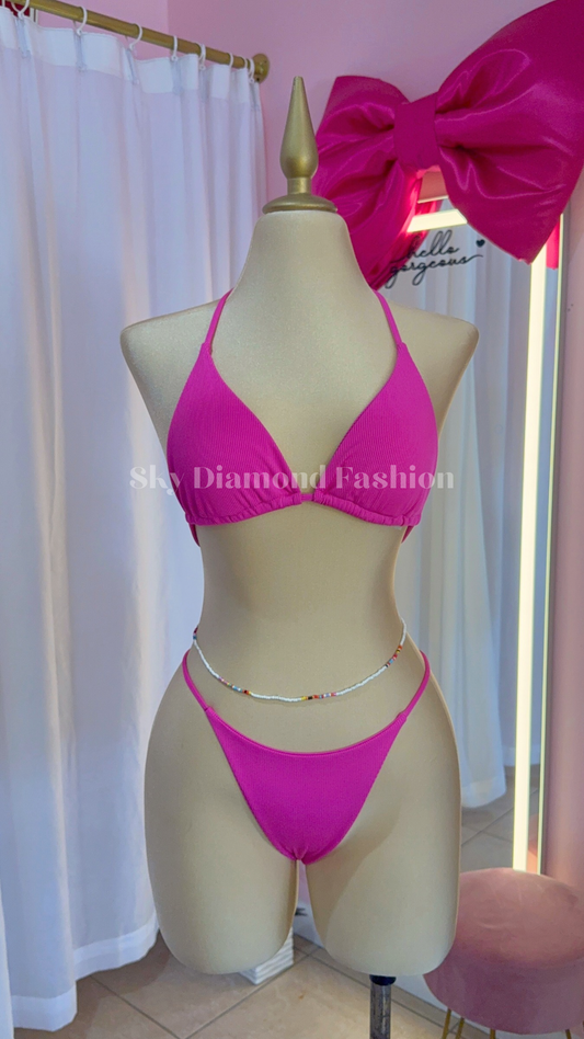 Pink bikini