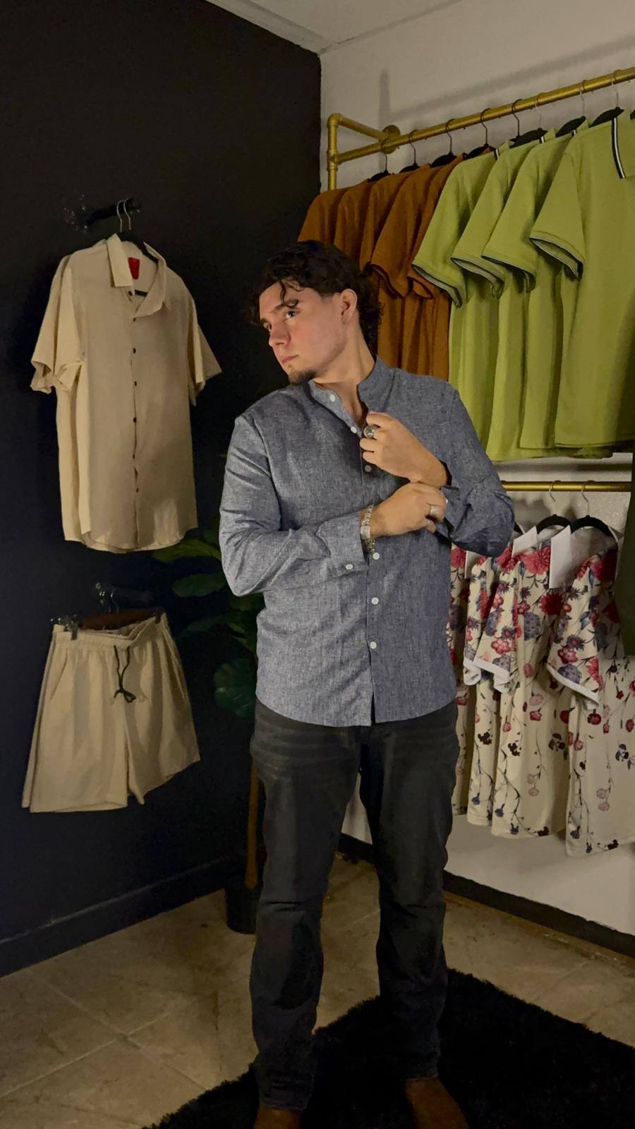 Light denim Button Shirt