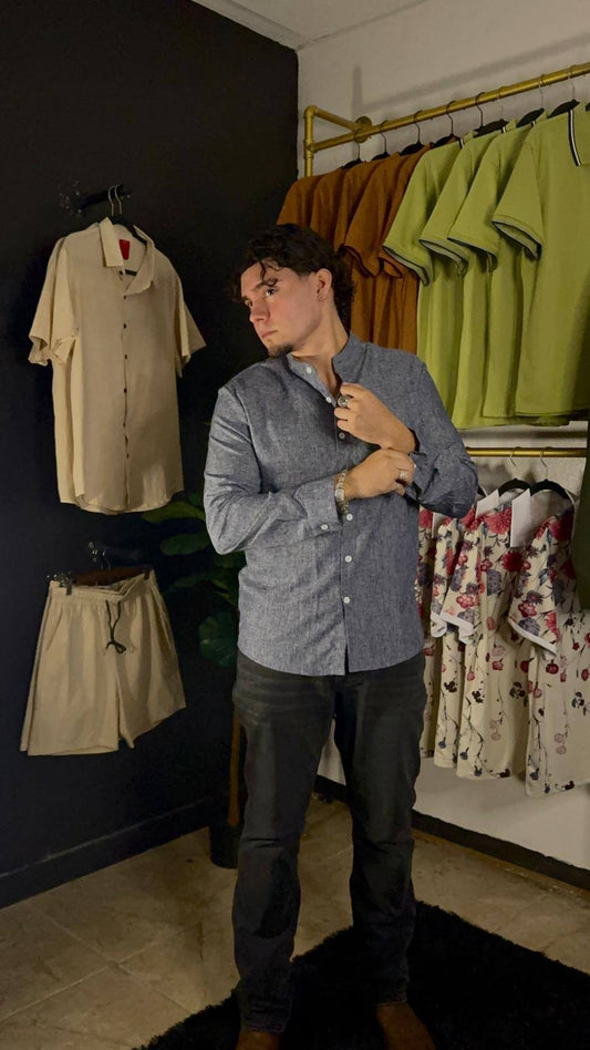 Light denim Button Shirt