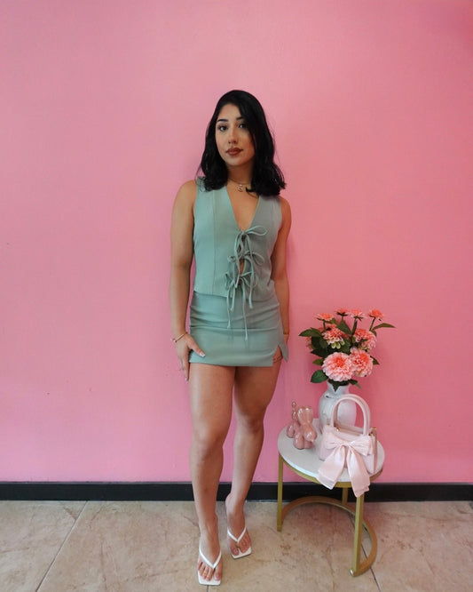 Green pastel set