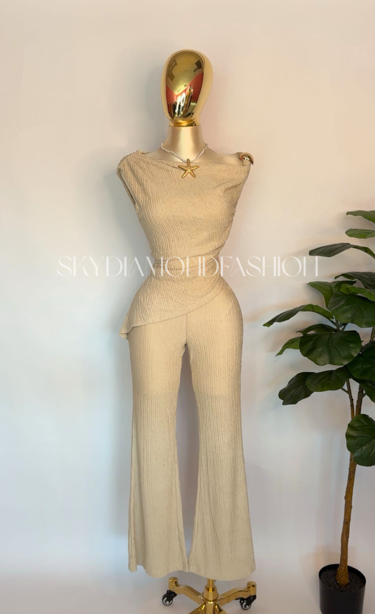 Ivory  pant set