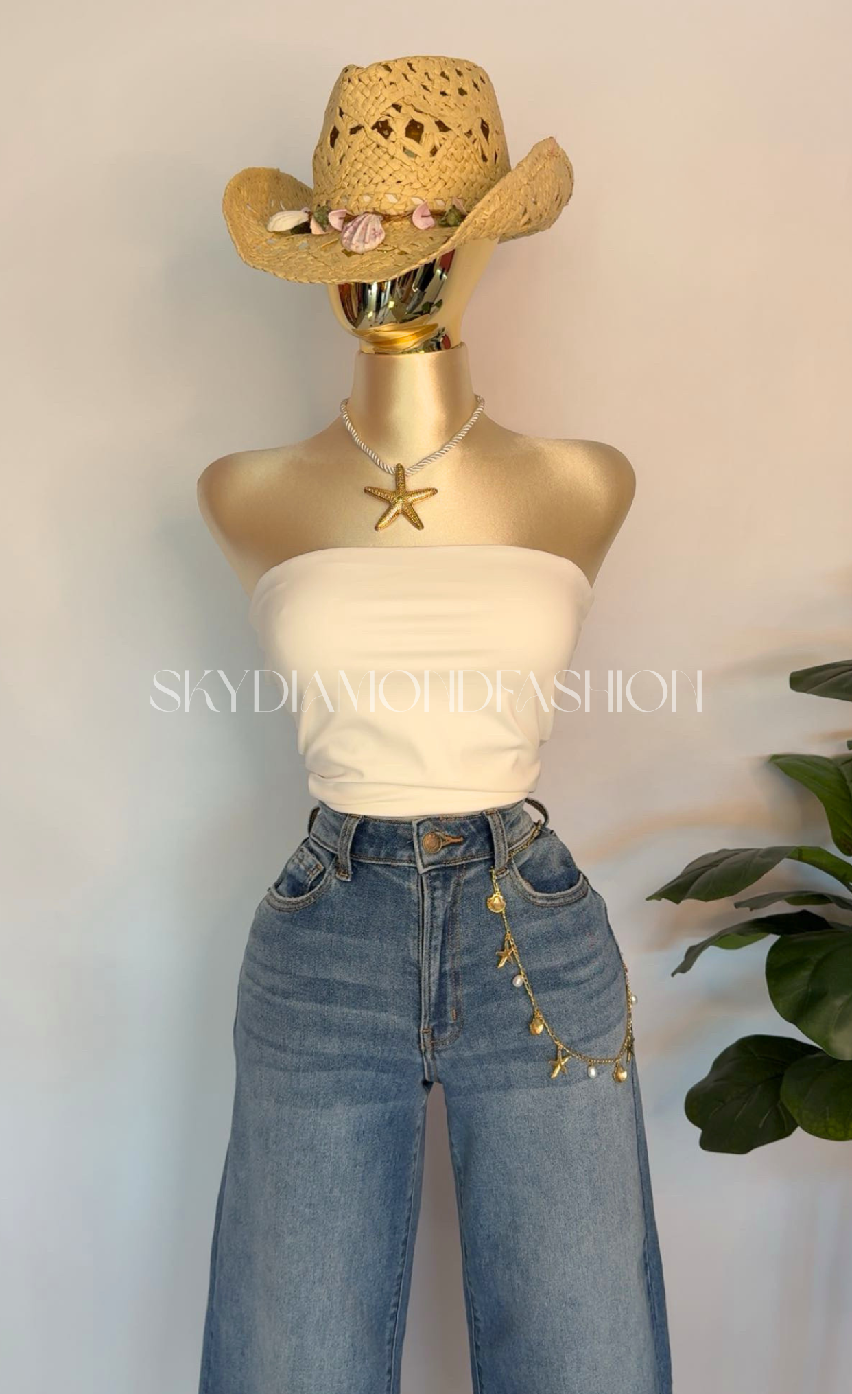 Everyday white tube top