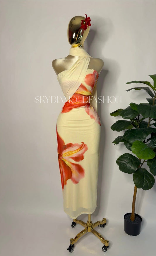 Hawaiian long maxi dress🌺