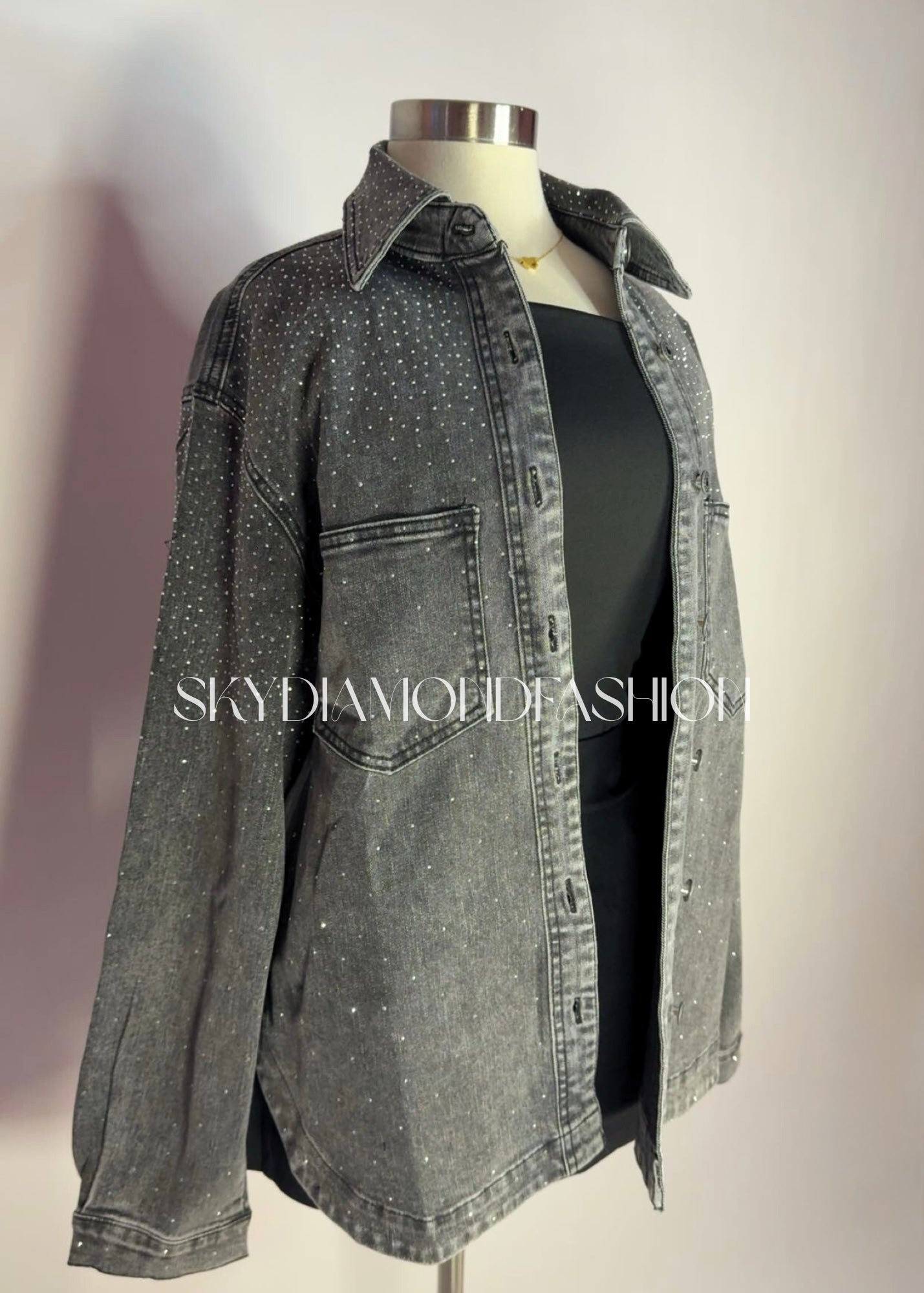 denim oversized jacket