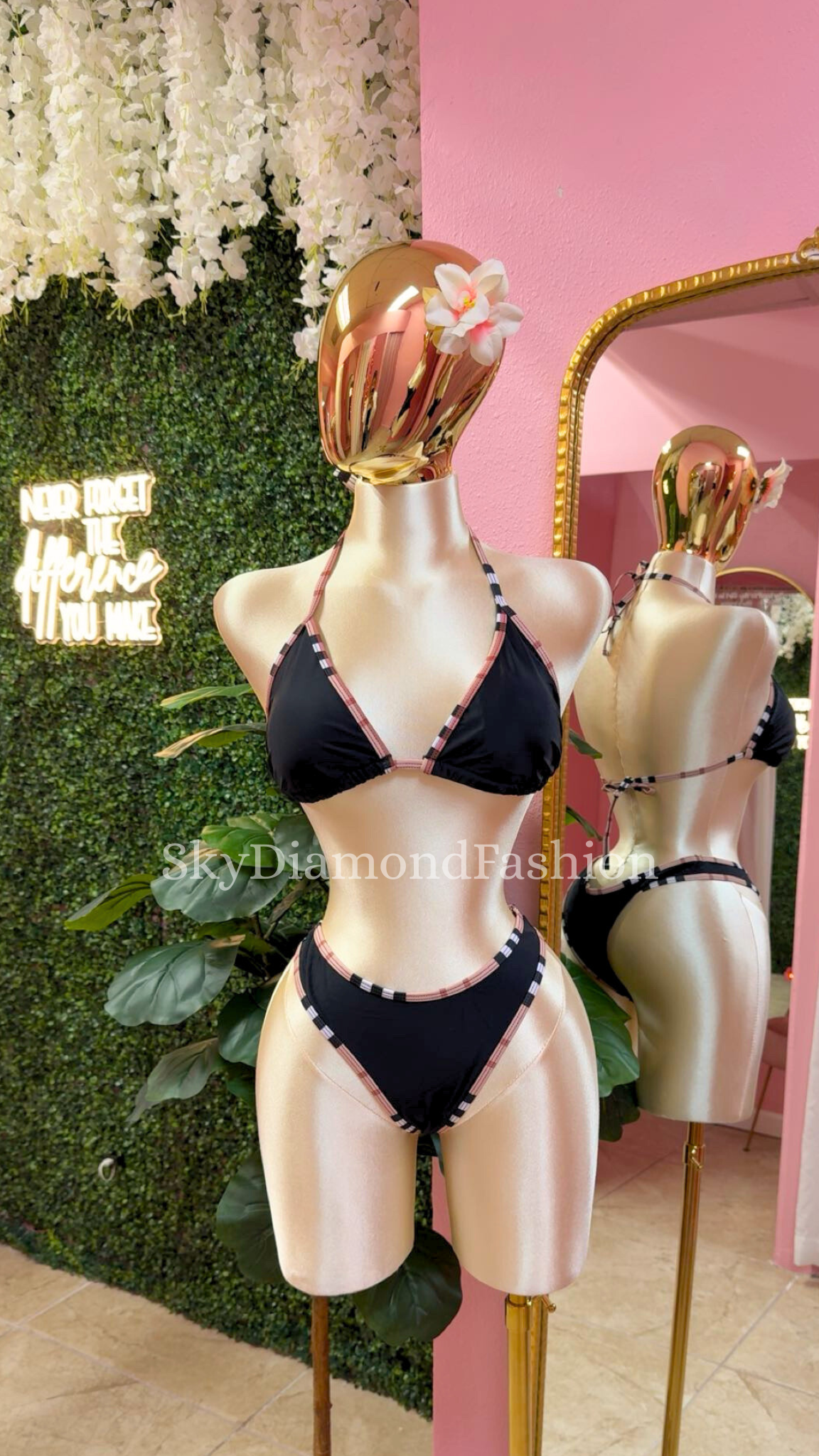 Black 2pc bikini