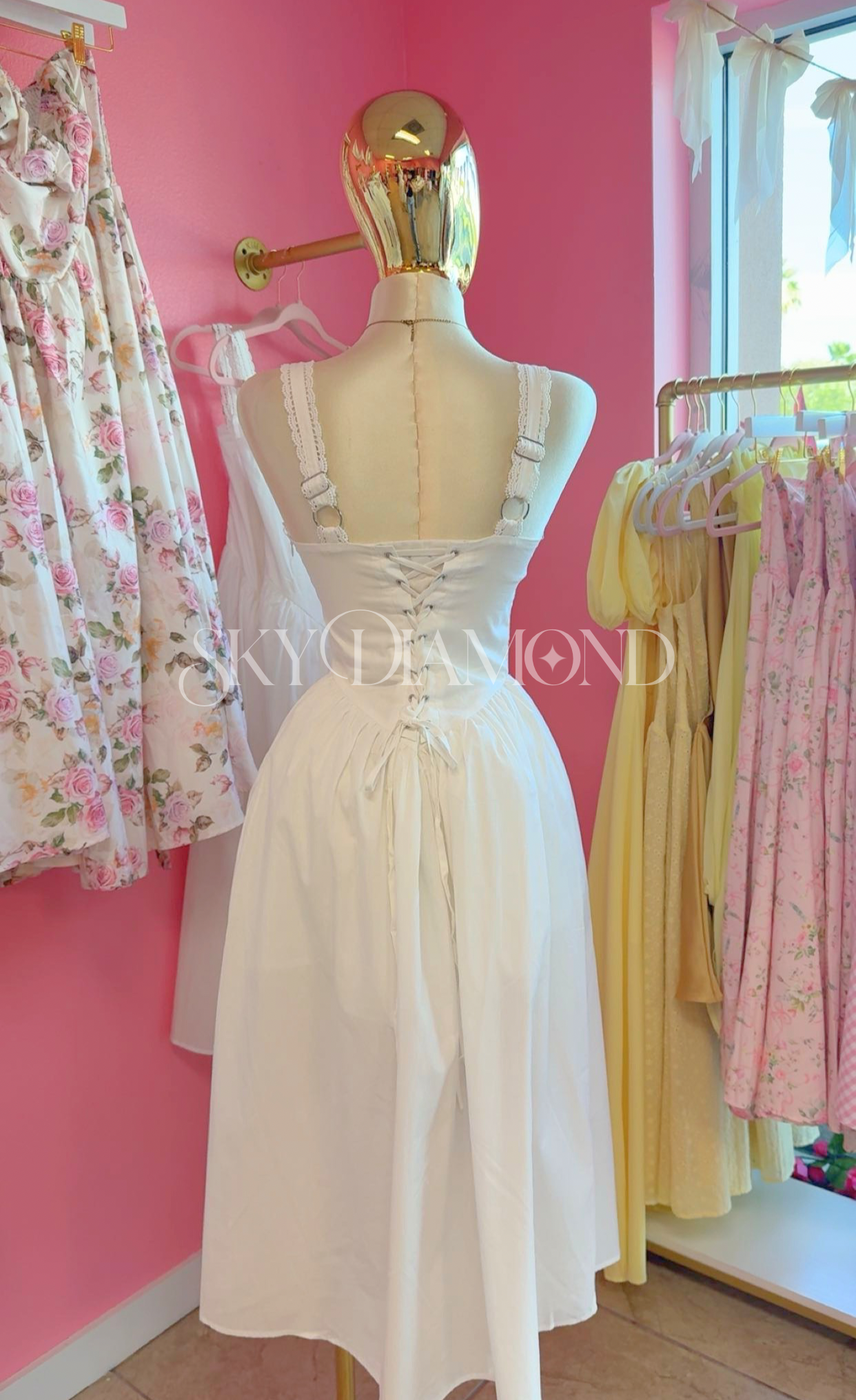 White doll muse dress